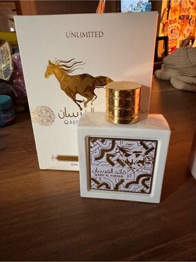Like new Lattafa Qaed Al Fursan Unlimited unisex eau de parfum spray 90ml